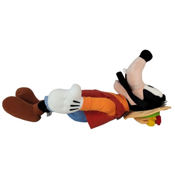 Disney Parks Authentic Goofy Plush 22" Gone Fishing Stuffed Animal Hat Vest - Picture 3 of 9